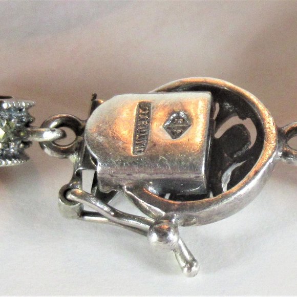 Judith Jack Faux Tortoise Sterling Silver Bracelet - Picture 5 of 5